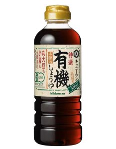 画像1: キッコーマン　特選有機しょうゆ500ｍL (1)